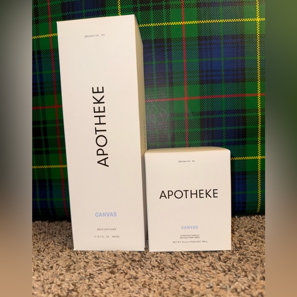 APOTHEKE Canvas Duo (candle & reed diffuser) both BRAND NEW & ready to GIFT! - Picture 8 of 12